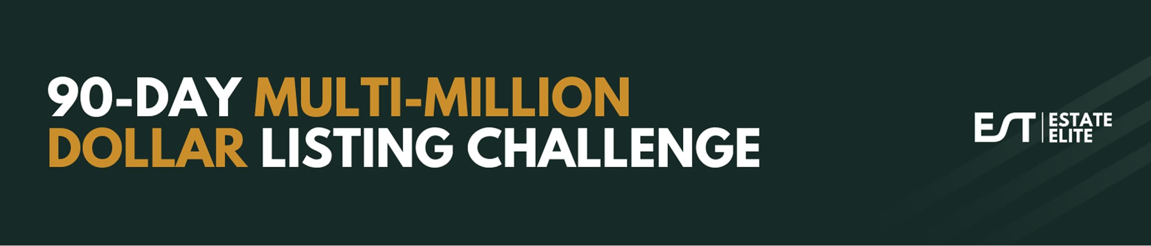 90 Day Multi-Million Dollar Listing Challenge
